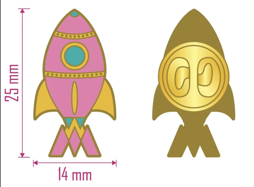 RAKETE Pin